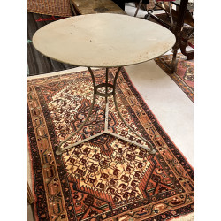 Table ronde de jardin en métal peint en 