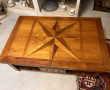 Table basse style marine ouvrant 2 plate