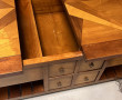 Table basse style marine ouvrant 2 plate
