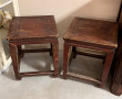 Paire de petites tables chinoises en boi