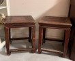 Paire de petites tables chinoises en boi