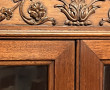 Petite vitrine en acajou ouvrant à 2 por