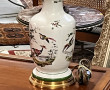 Table d'appoint en bois fruitier, 3 plat