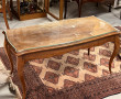 Table basse en bois fruitier, plateau mo