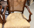 Paire de fauteuils style Louis XV dossie