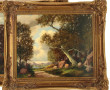 B.CREMER (Xxème) "Paysages de campagne",