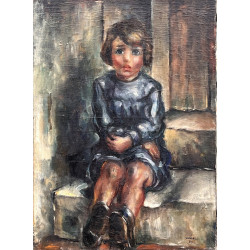 Jean VASSAL (1902-1986) "Petite écolière