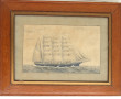 Ecole Française XIXème "Navires en mer",