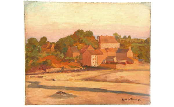 René de BRAUX (1868-1938) "St Cast Le Gu
