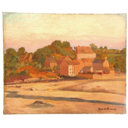 René de BRAUX (1868-1938) "St Cast Le Gu