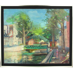 Alain GRAVIE (Xxè-XXIè) "Le canal Saint 