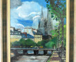 Alain GRAVIE (Xxè-XXIè) "Vue de Quimper"