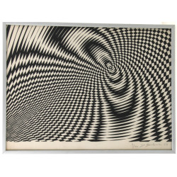 Ecole des années 60 "Composition géométr