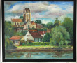 Alain GRAVIE (Xxè-XXIè) "Paysage d'Auver