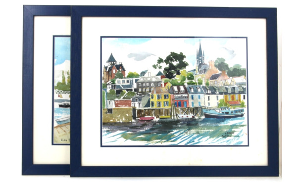 Alain GRAVIE (Xxè-XXIè) "Port Rhu à Doua