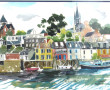 Alain GRAVIE (Xxè-XXIè) "Port Rhu à Doua