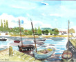 Alain GRAVIE (Xxè-XXIè) "Port Rhu à Doua