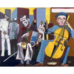 Alain GRAVIE (Xxè-XXIè) "Les musiciens",