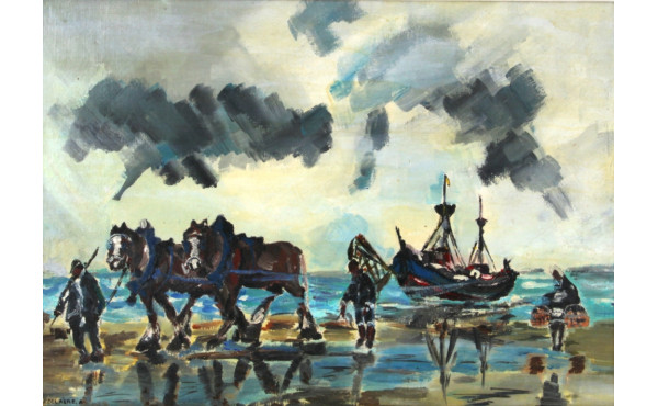 A.APPELAERE (Xxème) "Ramasseurs de goémo