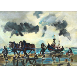 A.APPELAERE (Xxème) "Ramasseurs de goémo