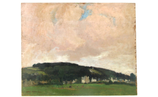 Abel VILLARD (1871-1969) "La colline Ble