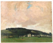 Abel VILLARD (1871-1969) "La colline Ble