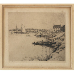 Eugène BÉJOT (1867-1931) "Concarneau, le