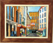 Alain GRAVIE (Xxè-XXIè) "Grasse", huile 