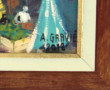 Alain GRAVIE (Xxè-XXIè) "Grasse", huile 