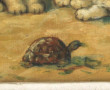 RENEY (Xxème) "Chatons à la tortue", hui