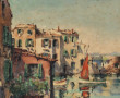 Ecole Xxème "Vue du port de Saint-Tropez