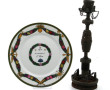 1ère GM - Assiette en porcelaine marquée