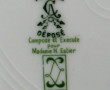 1ère GM - Assiette en porcelaine marquée