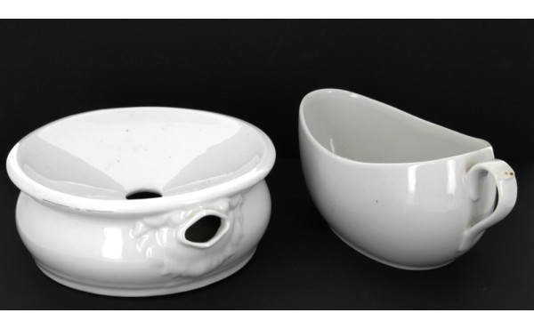 ART POPULAIRE - Lot de 2 pièces ancienne