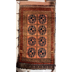 Tapis de selle en laine points noués 104