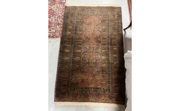BALOUTCH - Tapis en laine points noués, 