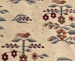 Kilim à décor d'oiseaux sur fond crème 2