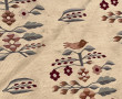 Kilim à décor d'oiseaux sur fond crème 2