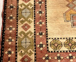 Tapis en laine points noués dans les ton