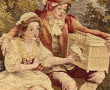 AUBUSSON - Paire de tapisseries à vue ov