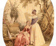 AUBUSSON - Paire de tapisseries à vue ov