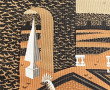 Picard le Doux - Tenture "Parc avec jet 