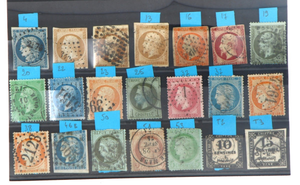 France - Lot de 21 timbres classiques en