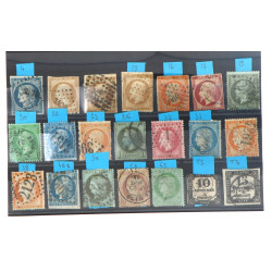 France - Lot de 21 timbres classiques en