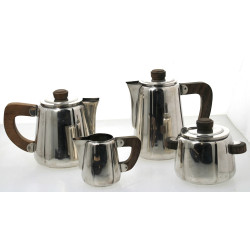 ALFENIDE - Service thé-café en métal arg