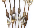 Emile PUIFORCAT - 6 couverts en argent, 