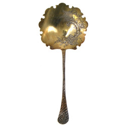 Pelle à fraises en argent et vermeil à d