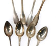Lot de 4 cuillères et 4 fourchettes en a
