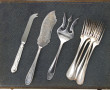Ménagère en métal argenté style ART DECO