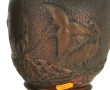 JAPON - Paire de vases anciens en cuivre